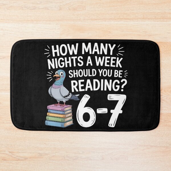 Item preview, How Many Nights a Week Should You be Reading? 6–7 designed and sold by BLZART.