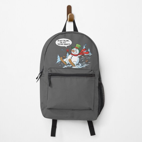 Item preview, Funny Snowman Testing Gravity – Winter Ski Joke designed and sold by novapixel25100.