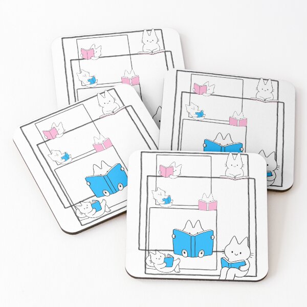 Item preview, Cat reading Geometric designed and sold by CaseMastery.