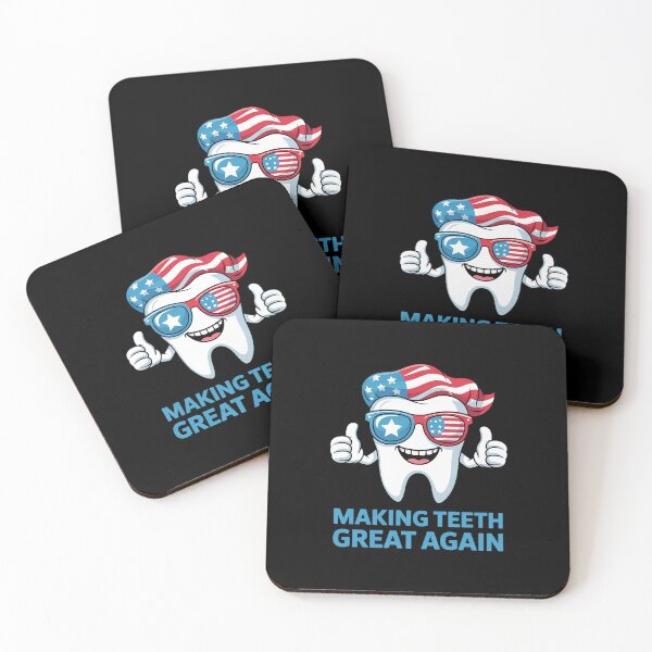 Item preview, Make Teeth Great Again Dental Quote designed and sold by HuValverdeArt.