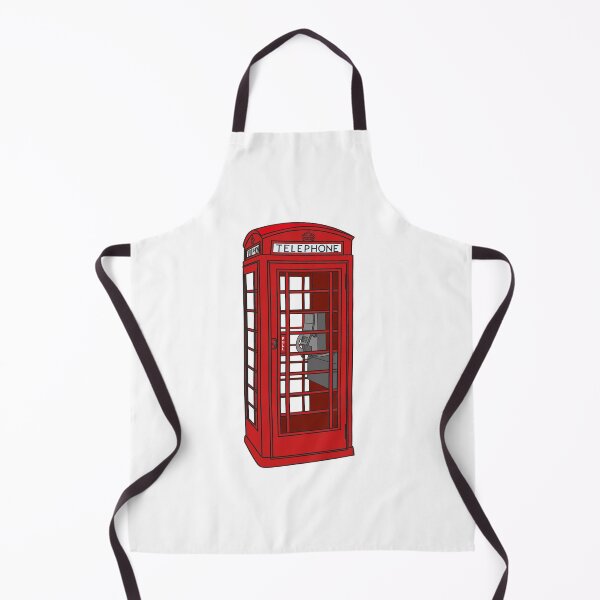 Item preview, Red British Telephone Box Illustration London Icon Design designed and sold by RetroChill.