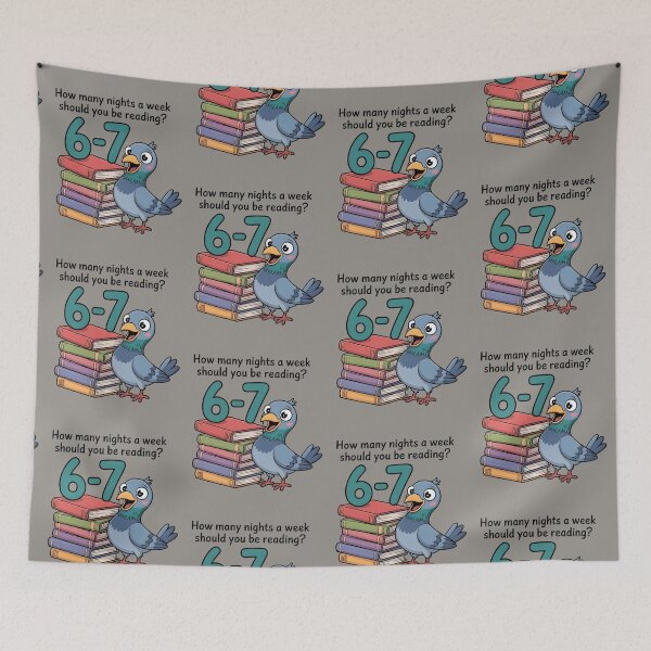 Item preview, How Many Nights a Week Should You be Reading? 6–7 designed and sold by BLZART.