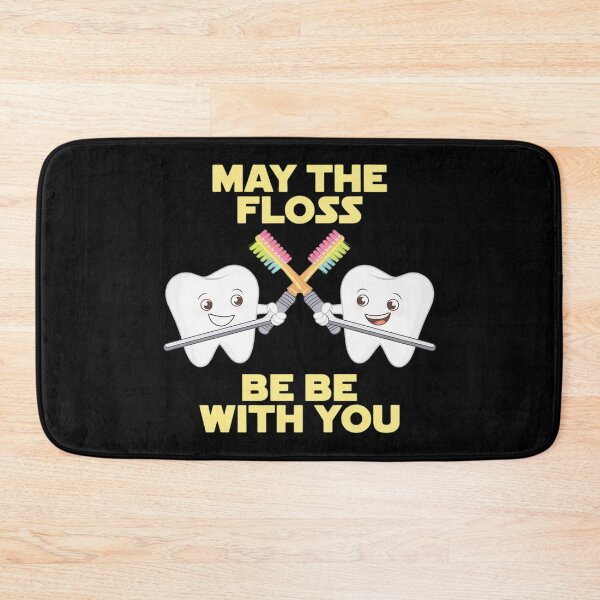 Item preview, May The Floss Be With You Dental Hygienist Tooth  designed and sold by HuValverdeArt.