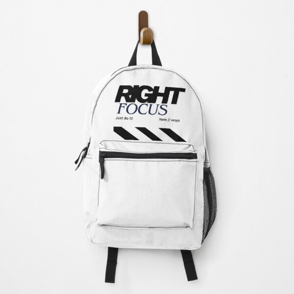 Item preview, Right Focus: Just Do It | Bold Typography Black & White Abstract designed and sold by Tablotique.