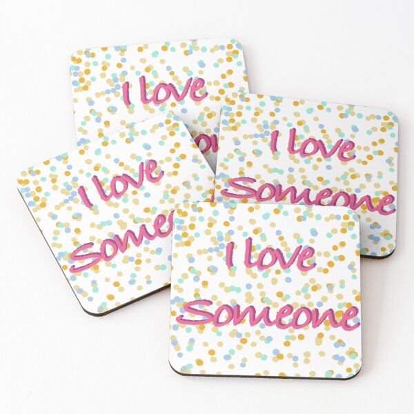 Item preview, I Love Someone | Heartfelt Typography Tee & Print designed and sold by MiROCZA.