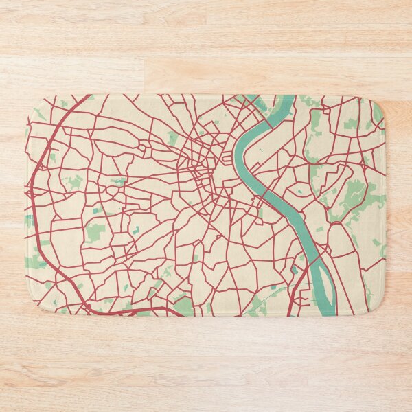 Item preview, Bordeaux Map France designed and sold by MapsByLeo.