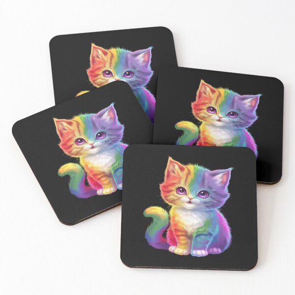 Item preview, Cat - Rainbow Color - LGBTQ Ally Pride Rainbow Equality designed and sold by THagBlue.