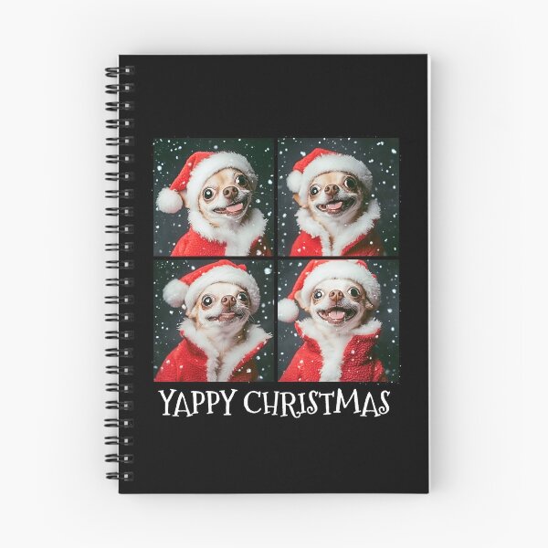 Item preview, Cute Chihuahua Santa Hat Photobooth - Yappy Christmas designed and sold by RockFireMerch.