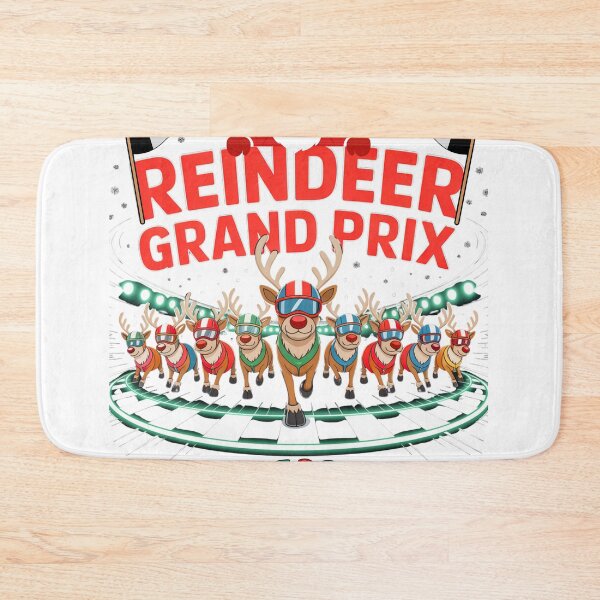 Item preview, Reindeer Grand Prix – Funny Christmas Racing Team Design designed and sold by DK-ONE.