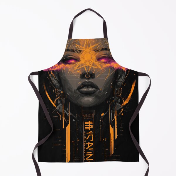 Item preview, Cyberpunk Neon Vision Goddess designed and sold by DarkSpaceVibes.