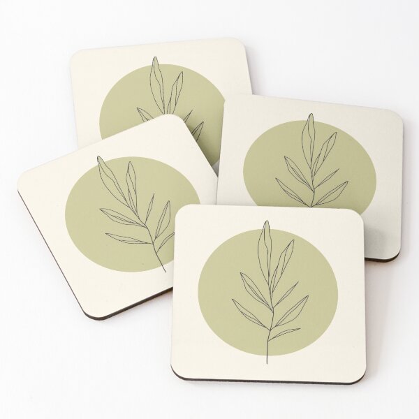 Item preview, Olive Circle | Minimal Botanical Line Art designed and sold by AM-little-shop.