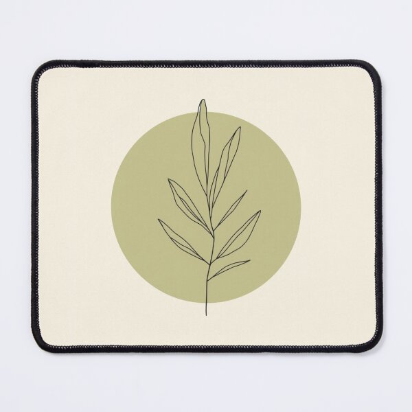 Item preview, Olive Circle | Minimal Botanical Line Art designed and sold by AM-little-shop.