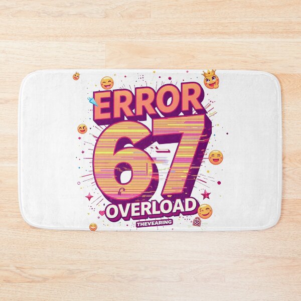 Item preview, Error 67 Meme Overload Funny Glitch Meme T-Shirt – Internet Meme Humor Design designed and sold by GAIDREDA.