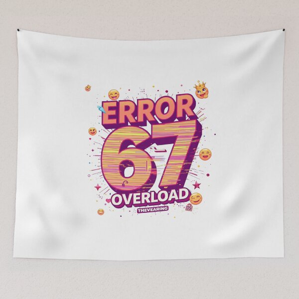 Item preview, Error 67 Meme Overload Funny Glitch Meme T-Shirt – Internet Meme Humor Design designed and sold by GAIDREDA.