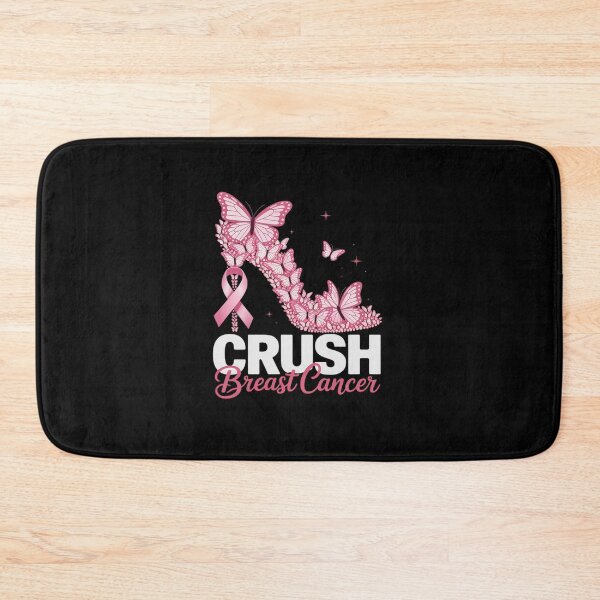Item preview, Crush Breast Cancer Awareness Bling Pink Ribbon designed and sold by HaileyRobel.