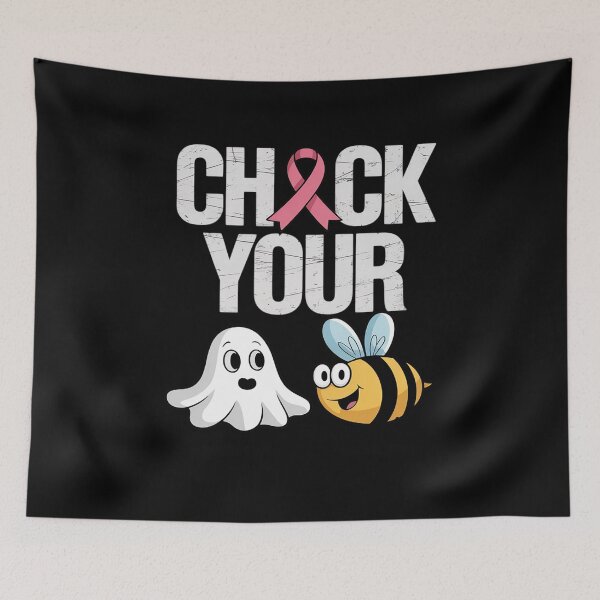 Item preview, Check Your Boo Bees Shirt Funny Breast Cancer Halloween Gift T-Shirt designed and sold by RayArmstrong.