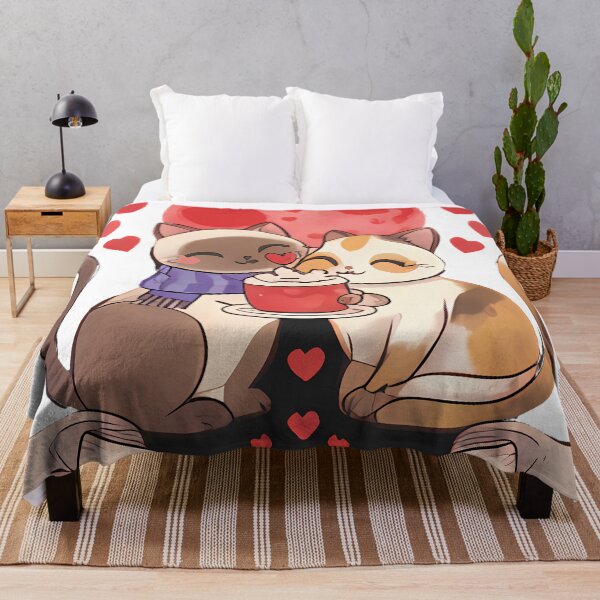Item preview, Moonlight Snuggles – Cute Cat Couple Sticker with Cozy Love & Whimsical Charm designed and sold by meesub.