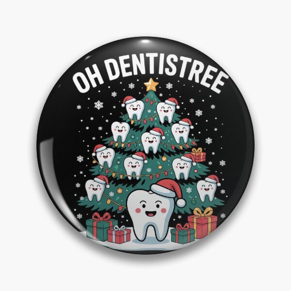 Item preview, Oh Dentistree Christmas Tree Teeth Doctor Dentist designed and sold by HuValverdeArt.