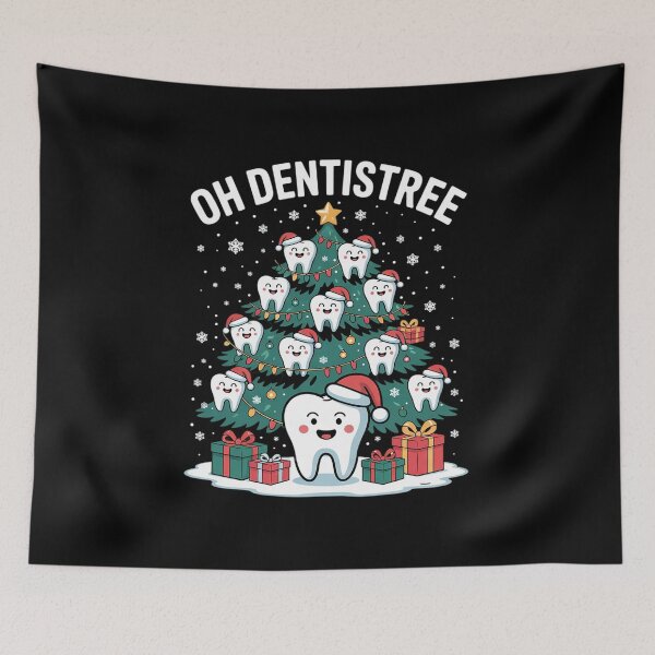 Item preview, Oh Dentistree Christmas Tree Teeth Doctor Dentist designed and sold by HuValverdeArt.
