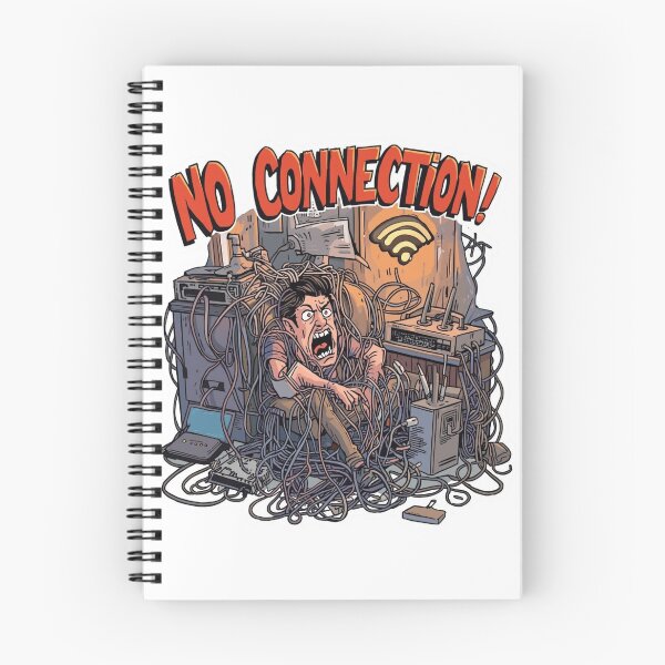 Item preview, No Connection – The Wi-Fi Rage Moment designed and sold by AndrewYoko.