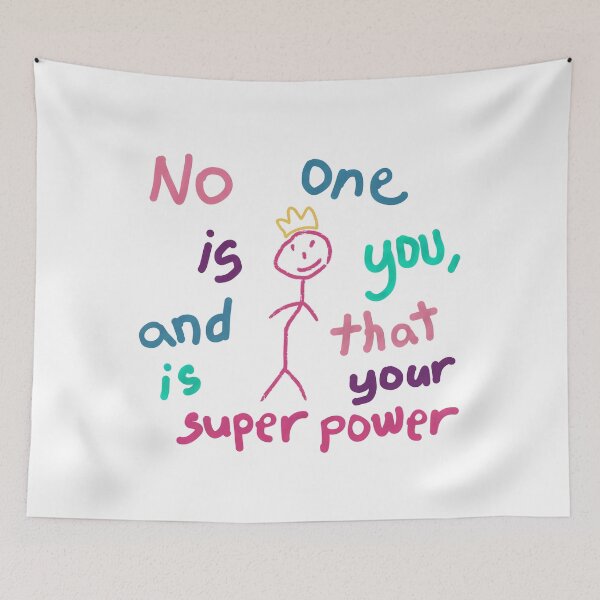 Item preview, Wobbly Doodle Inspirational Quote designed and sold by the3bears.