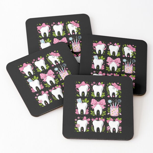 Item preview, Pink Coquette Bow Cute Teeth Dentist Squad Dental Assistant 5 designed and sold by HuValverdeArt.