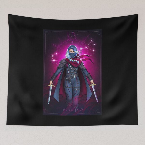 Item preview, Scorpio Zodiac Warrior – The Fierce Protector designed and sold by NMT Designs.