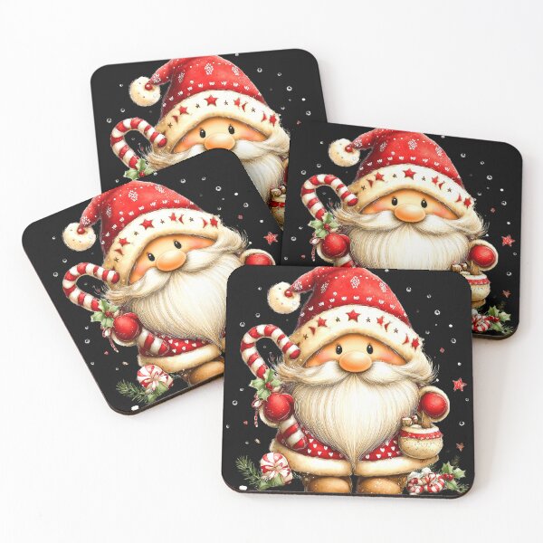 Item preview, Christmas Santa Claus Holiday Gnome With Candy Canes designed and sold by DEC02.