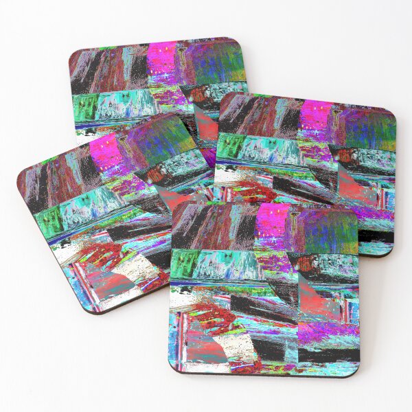 Item preview, Neon Collision – Abstract Pulse designed and sold by cheloartes.