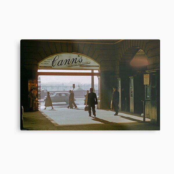 Canns Flinders Street Station 19570103 0036 Metal Print