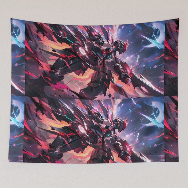 Item preview, Art Epic Armored Warriors Mechs Thrilling Battle Action designed and sold by ART ATTACK ZONE.