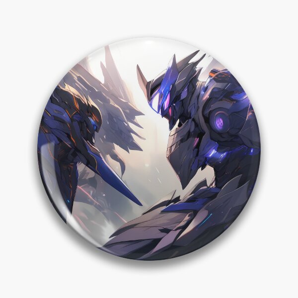 Item preview, Purple Epic Armored Warriors Mechs Thrilling Battle Action designed and sold by ART ATTACK ZONE.