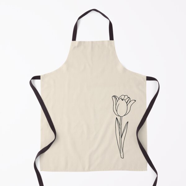 Item preview, Tulip Grace — Minimal Line Art Flower designed and sold by AM-little-shop.