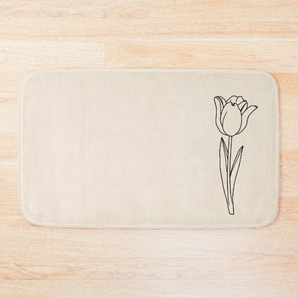 Item preview, Tulip Grace — Minimal Line Art Flower designed and sold by AM-little-shop.