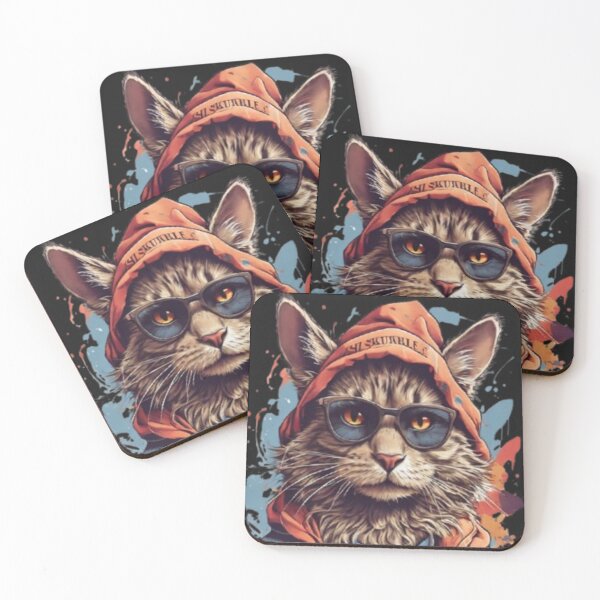 Item preview, “Cool Forest Cat” – The Urban Guardian designed and sold by Antik by Schulz.