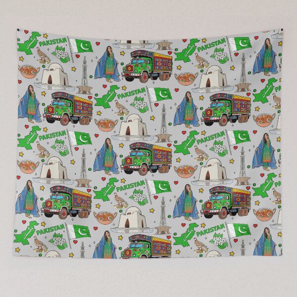 Item preview, Vibrant Pakistan Heritage, Truck Art, Culture & Landmarks designed and sold by mashmosh.