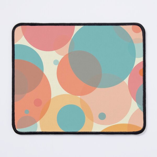 Item preview, Overlapping Circles | Playful Geometric Abstract designed and sold by AM-little-shop.
