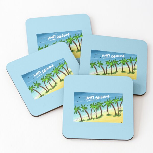 Item preview, Pom trees beach  designed and sold by sbolotagomes.