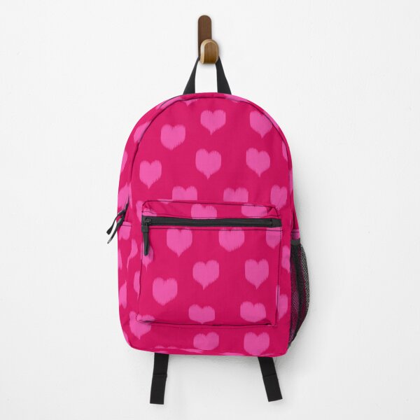 Item preview, Ikat Hearts – Neon Orchid on Berry Bliss designed and sold by colorofmagic.