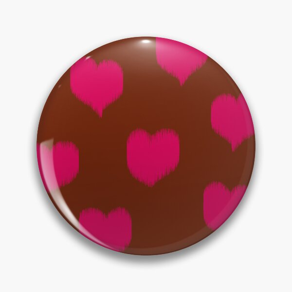 Item preview, Ikat Hearts – Berry Bliss designed and sold by colorofmagic.