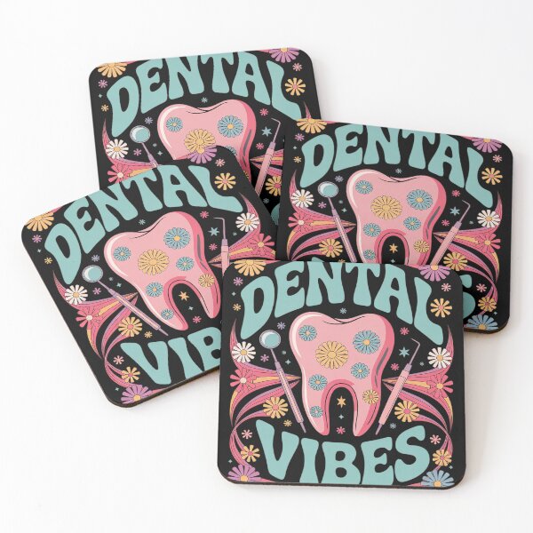 Item preview, Groovy Dental Vibes Dentist Hygienist Men Women designed and sold by GGrizeldaRivas.