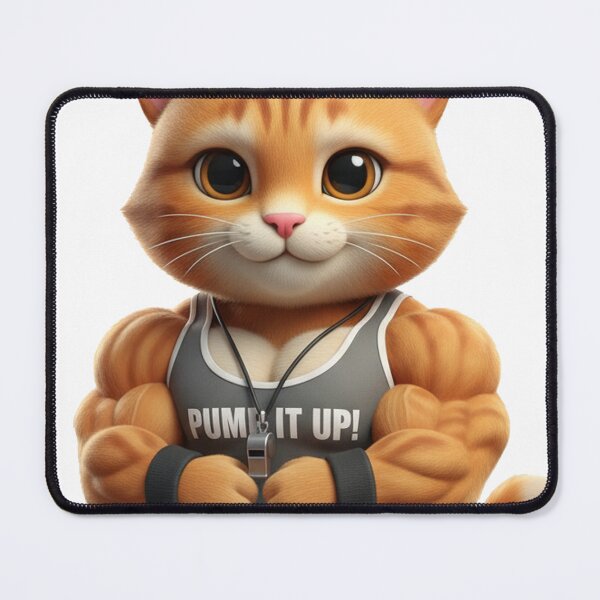 Item preview, Chibi Gym Instructor Cat designed and sold by laysonjld01.