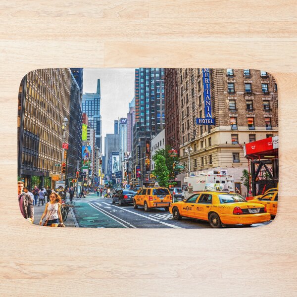 Item preview, Bustling Midtown Manhattan Scene designed and sold by Paul Thompson Photography.