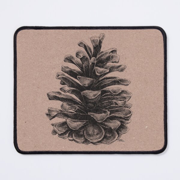 Item preview, Pine cone fineliner illustration designed and sold by Adam Wróbel.