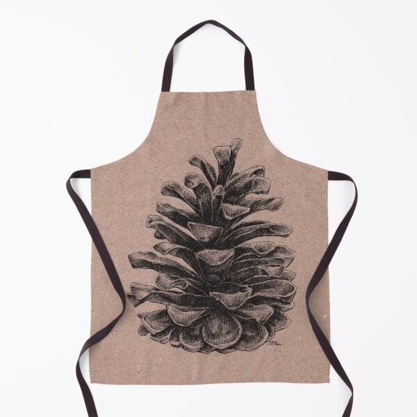 Item preview, Pine cone fineliner illustration designed and sold by Adam Wróbel.