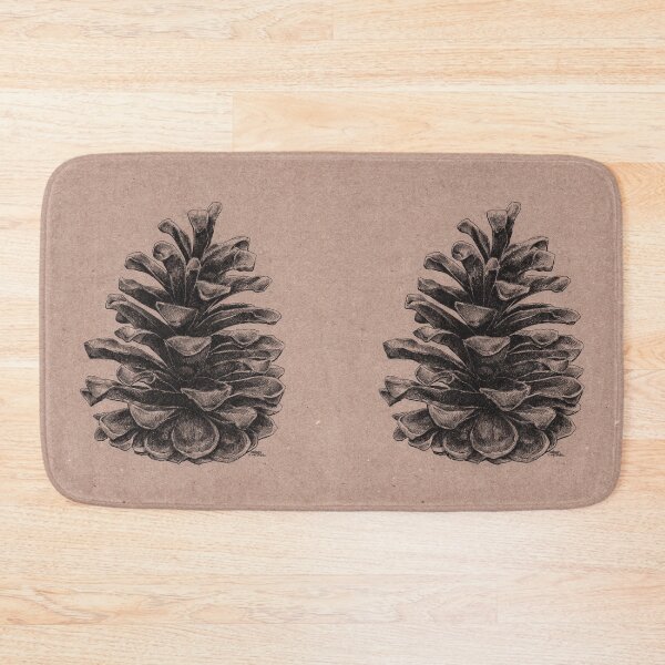 Item preview, Pine cone fineliner illustration designed and sold by Adam Wróbel.