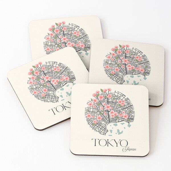 Item preview, Tokyo Bloom | Sakura Map Art designed and sold by AM-little-shop.
