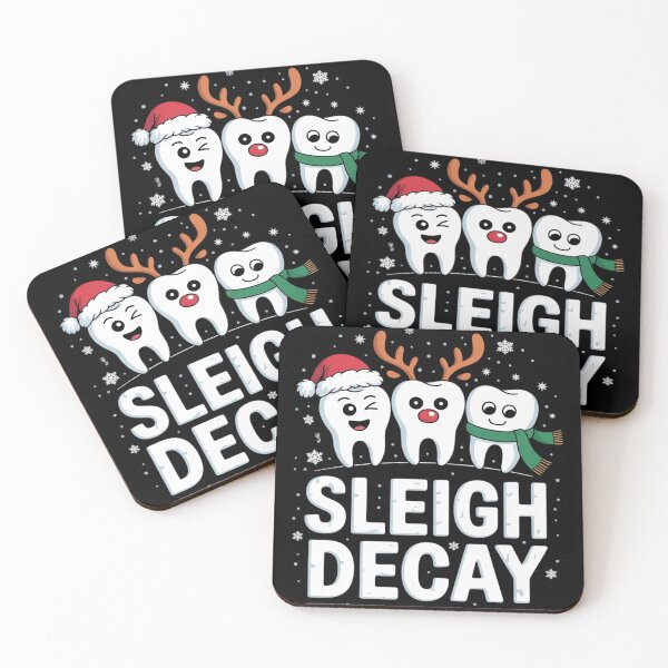 Item preview, Sleigh Decay Christmas Xmas Dental Dentist  designed and sold by GGrizeldaRivas.