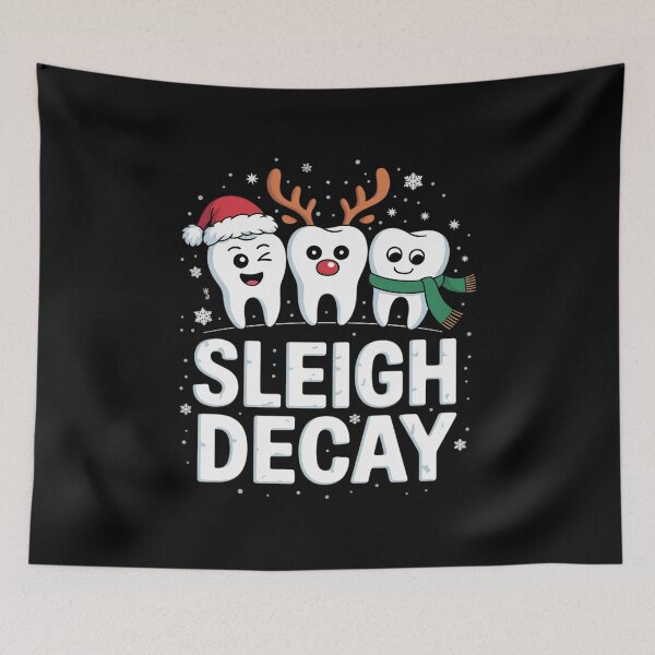 Item preview, Sleigh Decay Christmas Xmas Dental Dentist  designed and sold by GGrizeldaRivas.