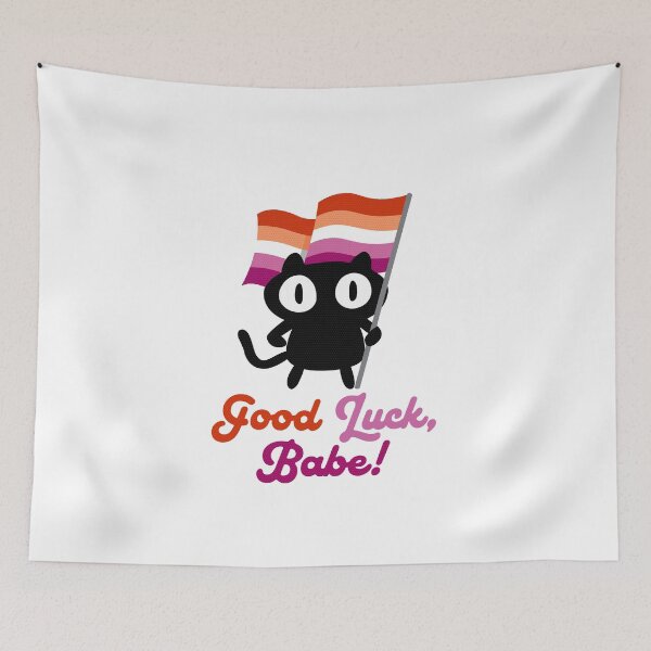 Item preview, Good luck, babe! (lesbian) designed and sold by remerasnerdas.